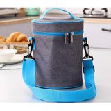 Maxbell Portable Insulated Bento Lunch Box Tote Picnic Storage Bag Pouch Case M