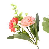 Maxbell 1 Bunch Artificial Hydrangea 5-Head Silk Flowers Wedding Decor Dark Pink