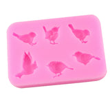 Maxbell 3D Silicone Cake Mold Mould Fondant Baking Sugarcraft Decorating Six Bird