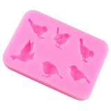Maxbell 3D Silicone Cake Mold Mould Fondant Baking Sugarcraft Decorating Six Bird