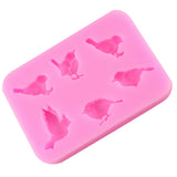 Maxbell 3D Silicone Cake Mold Mould Fondant Baking Sugarcraft Decorating Six Bird