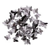 Maxbell 50 Pieces Copper Butterfly Charms DIY Jewelry Findings black