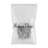 Maxbell 30m Star Bead Garlands DIY Wedding Bracelet Christmas Tree Accessory  Silver