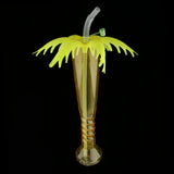 Maxbell Tropical Palm Tree Luau Yard Cup Hawaiian Summer Beach Party Drinks Cup Yellow