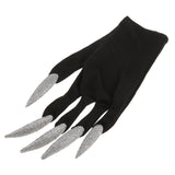 Maxbell Scary Woman Gloves Long Glitter Fingernails Halloween Fancy Dress