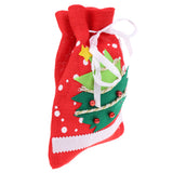 Maxbell Merry Christmas Candy Pouch Bags Drawstring Bags Gift Bags Party Favor Red