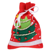 Maxbell Merry Christmas Candy Pouch Bags Drawstring Bags Gift Bags Party Favor Red