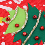 Maxbell Merry Christmas Candy Pouch Bags Drawstring Bags Gift Bags Party Favor Red