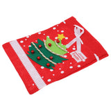 Maxbell Merry Christmas Candy Pouch Bags Drawstring Bags Gift Bags Party Favor Red