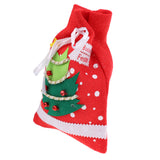 Maxbell Merry Christmas Candy Pouch Bags Drawstring Bags Gift Bags Party Favor Red