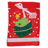 Maxbell Merry Christmas Candy Pouch Bags Drawstring Bags Gift Bags Party Favor Red