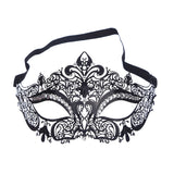 Maxbell Vintage Lace Venetian Masquerade Mask Halloween Party Costume Antique Silver