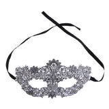 Maxbell Vintage Lace Venetian Masquerade Mask Halloween Party Costume Antique Silver