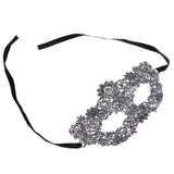 Maxbell Vintage Lace Venetian Masquerade Mask Halloween Party Costume Antique Silver