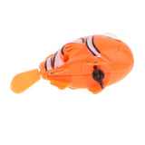 Maxbell Pack of 5 pieces Wind-up Swimming Fish Baby Pool Bath Water Toy Clownfish