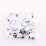 Maxbell 100pcs/ pack DIY Round Self-adhesive Wiggly Googly Eyes For Doll Toy 8MM