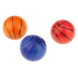 Maxbell Set of 12 Solid Basketball PU Sponge Ball Release Pressure Pet Chew Activity