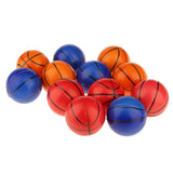 Maxbell Set of 12 Solid Basketball PU Sponge Ball Release Pressure Pet Chew Activity