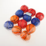 Maxbell Set of 12 Solid Basketball PU Sponge Ball Release Pressure Pet Chew Activity