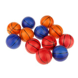 Maxbell Set of 12 Solid Basketball PU Sponge Ball Release Pressure Pet Chew Activity