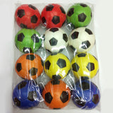 Maxbell 12pcs/Lot Solid Football PU Sponge Ball Release Pressure Pet Chew Activity