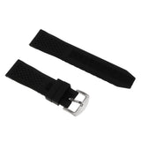 Maxbell Silicone Watch Bands Soft Rubber Replacement Watch Strap Waterproof 24mm