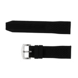Maxbell Silicone Watch Bands Soft Rubber Replacement Watch Strap Waterproof 24mm