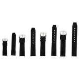 Maxbell Silicone Watch Bands Soft Rubber Replacement Watch Strap Waterproof 24mm