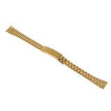 Maxbell Men Gold Stainless Steel Watch Band Strap Metal Replacement Bracelet 12mm