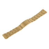 Maxbell Men Gold Stainless Steel Watch Band Strap Metal Replacement Bracelet 18mm