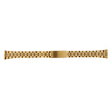 Maxbell Men Gold Stainless Steel Watch Band Strap Metal Replacement Bracelet 14mm