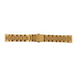 Maxbell Men Gold Stainless Steel Watch Band Strap Metal Replacement Bracelet 20mm