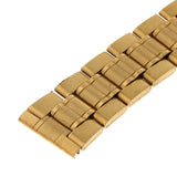 Maxbell Men Gold Stainless Steel Watch Band Strap Metal Replacement Bracelet 20mm