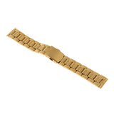 Maxbell Men Gold Stainless Steel Watch Band Strap Metal Replacement Bracelet 20mm