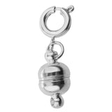 Maxbell Fashion Strong Magnetic Jewelry Clasps Lobster Clasp Converter 7mm Silver