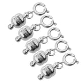 Maxbell Fashion Strong Magnetic Jewelry Clasps Lobster Clasp Converter 7mm Silver