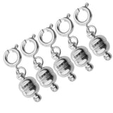 Maxbell Fashion Strong Magnetic Jewelry Clasps Lobster Clasp Converter 7mm Silver