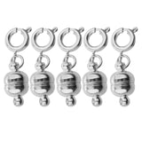 Maxbell Fashion Strong Magnetic Jewelry Clasps Lobster Clasp Converter 7mm Silver