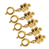 Maxbell Strong Locking Magnetic Jewelry Clasps Lobster Clasp Converter 7mm Gold