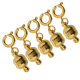 Maxbell Fashion Strong Magnetic Jewelry Clasps Lobster Clasp Converter 7mm Gold