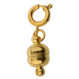 Maxbell Fashion Strong Magnetic Jewelry Clasps Lobster Clasp Converter 7mm Gold