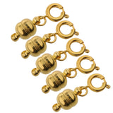 Maxbell Fashion Strong Magnetic Jewelry Clasps Lobster Clasp Converter 7mm Gold