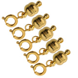 Maxbell Fashion Strong Magnetic Jewelry Clasps Lobster Clasp Converter 7mm Gold