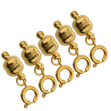 Maxbell Fashion Strong Magnetic Jewelry Clasps Lobster Clasp Converter 7mm Gold