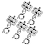 Maxbell Strong Locking Magnetic Jewelry Clasps Lobster Clasp Converter 10mm Silver