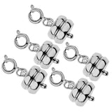 Maxbell Strong Locking Magnetic Jewelry Clasps Lobster Clasp Converter 10mm Silver