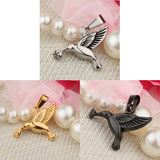 Maxbell Stainless Steel Hummingbird Pendant Urn Cremation Jewelry For Ashes Gold