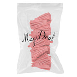 Maxbell 12 Pieces Velvet Tassel Charms Pendants Jewelry Bags Key DIY Pink Samon