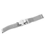 Maxbell 20mm Stainless Steel Bracelet Wrist Watch Band Strap Safety Clasp Silver