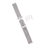 Maxbell 20mm Stainless Steel Bracelet Wrist Watch Band Strap Safety Clasp Silver